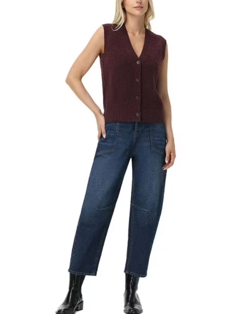 Frye Dark Barrel Jeans